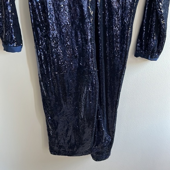 Anthropologie Twist-Front Sequin Dress Size 6 NWT - Picture 9 of 16